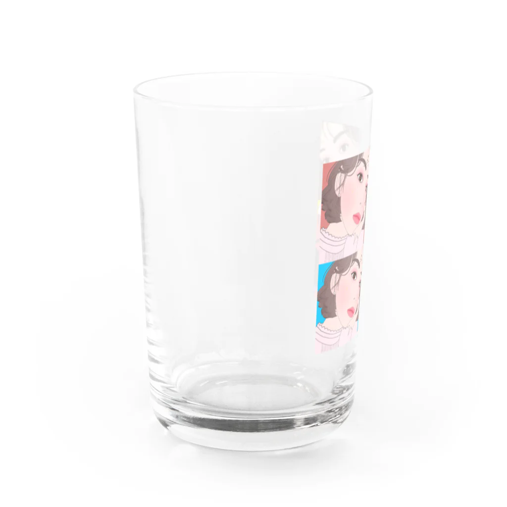 oekakiのうさぎ Water Glass :left