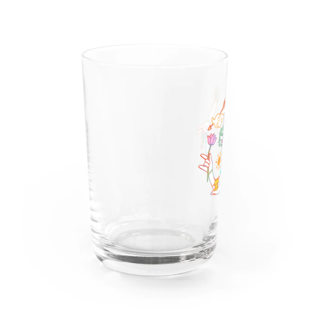 メゾンヲテラのコップヲテラ Water Glass :left