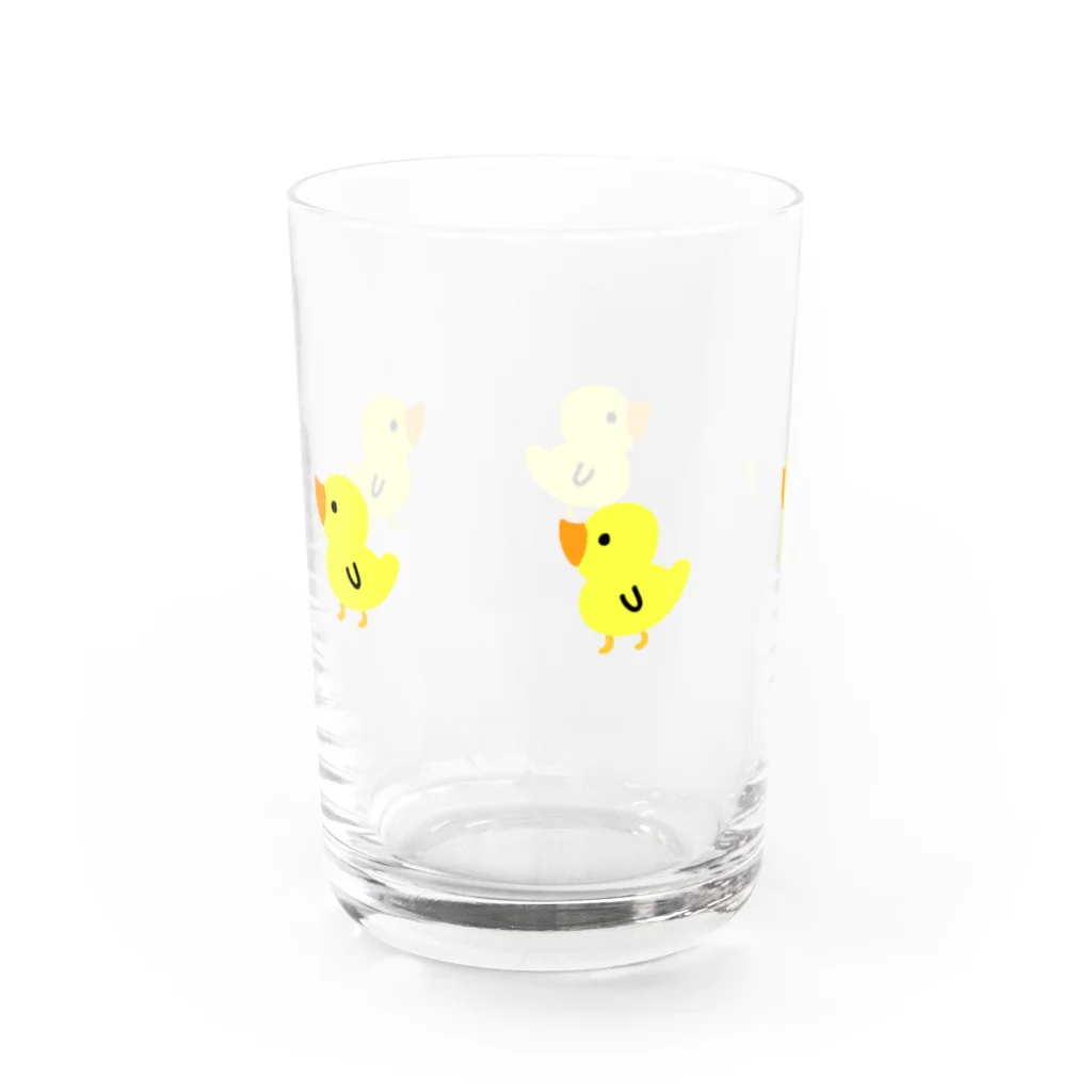 いきもの。のあひるさんぽ Water Glass :left