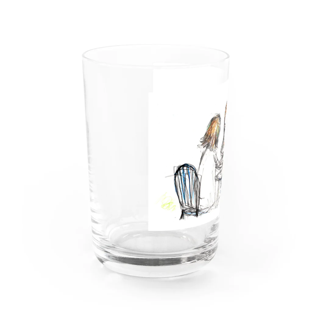 月ノ子の森に恋してのムラナギ／ヌガーポップ Water Glass :left