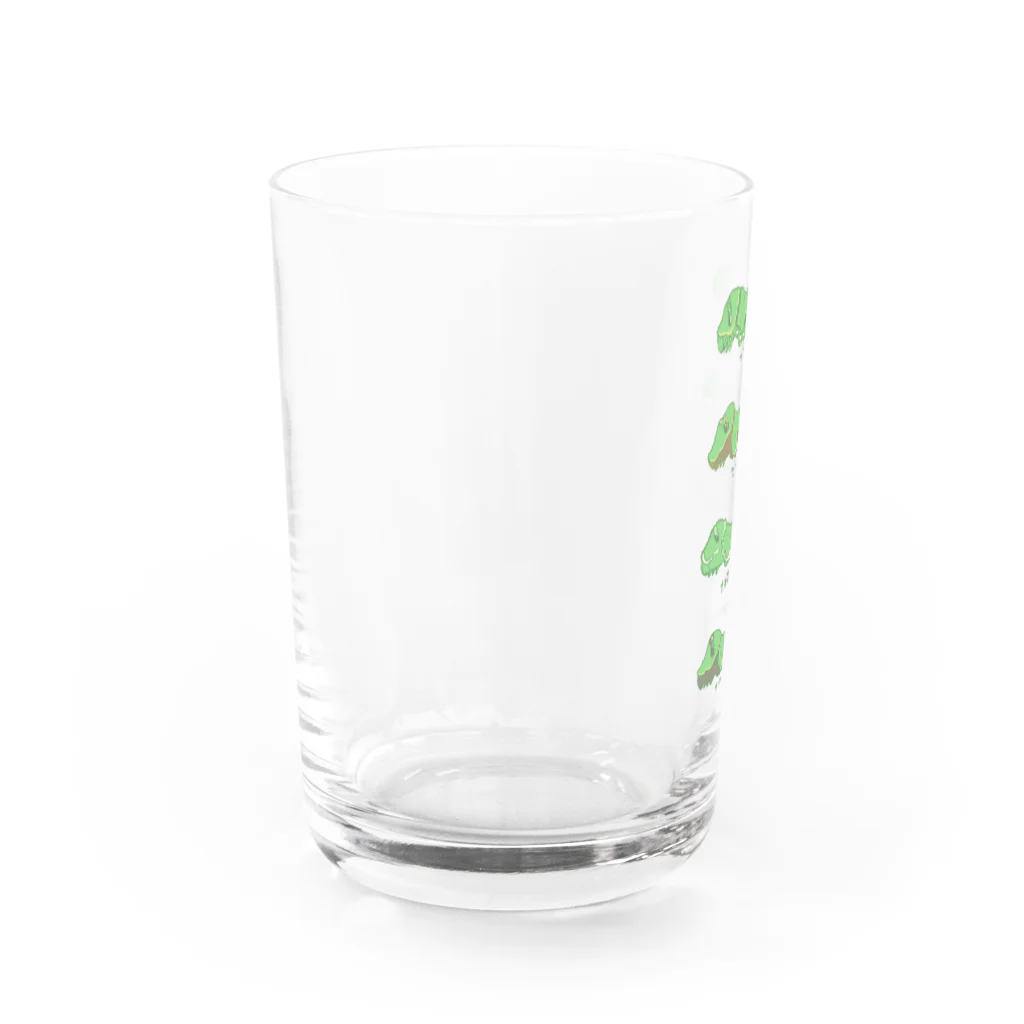 kitaooji shop SUZURI店のいもむしにっき　あげはちょう Water Glass :left