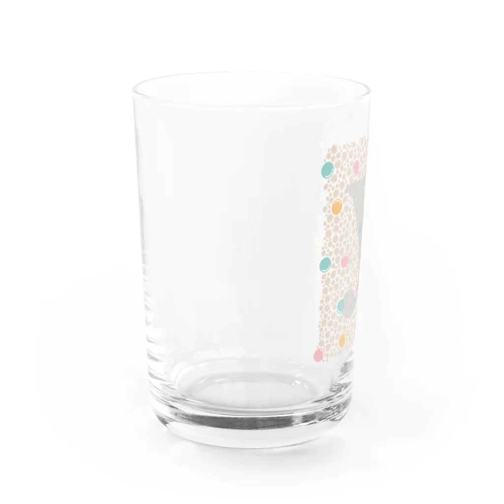 イロトリドリのイニシャルY Water Glass :left