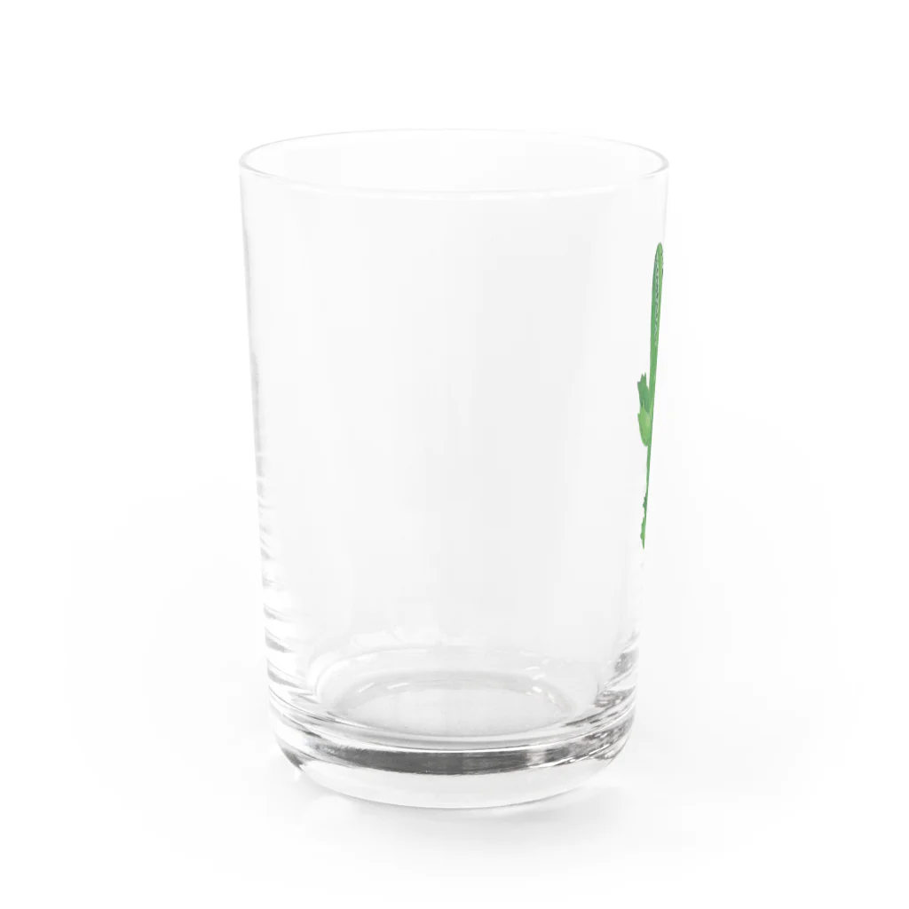 サイドメニューのワニ。 Water Glass :left