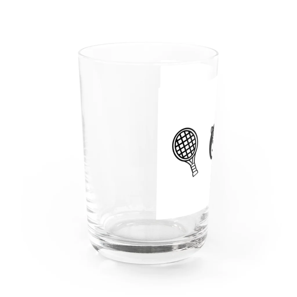 suzuka eのテニスベア Water Glass :left