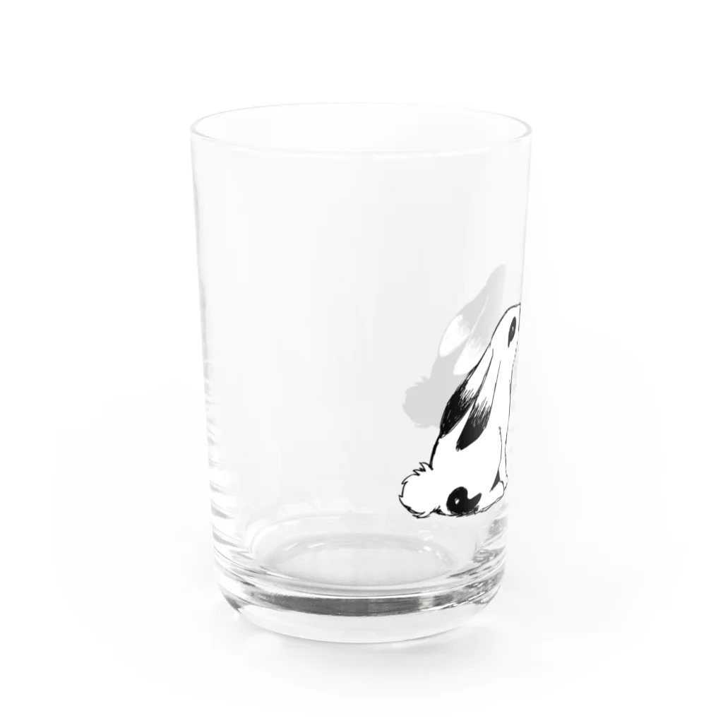 はらぺこCafeの勾玉うさぎさん Water Glass :left