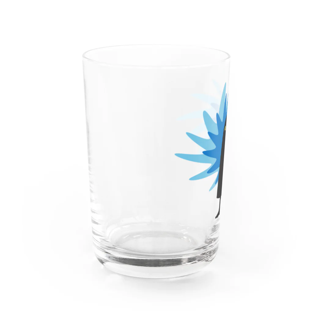 umeumeのメジェドのチカラ Water Glass :left