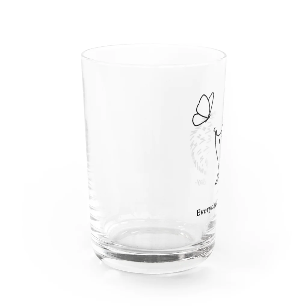 Hanamiの毎日が新しい日 Water Glass :left