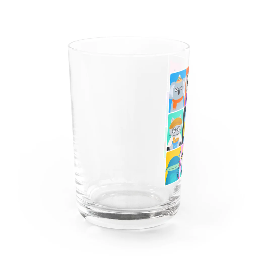 ue☆(ウイ）のシューちゃんのお友達 Water Glass :left