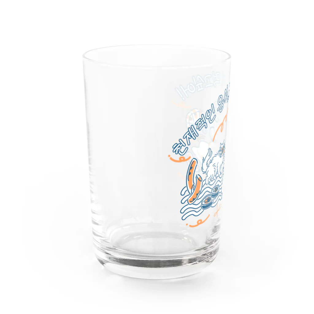 kameのたべたいガール Water Glass :left