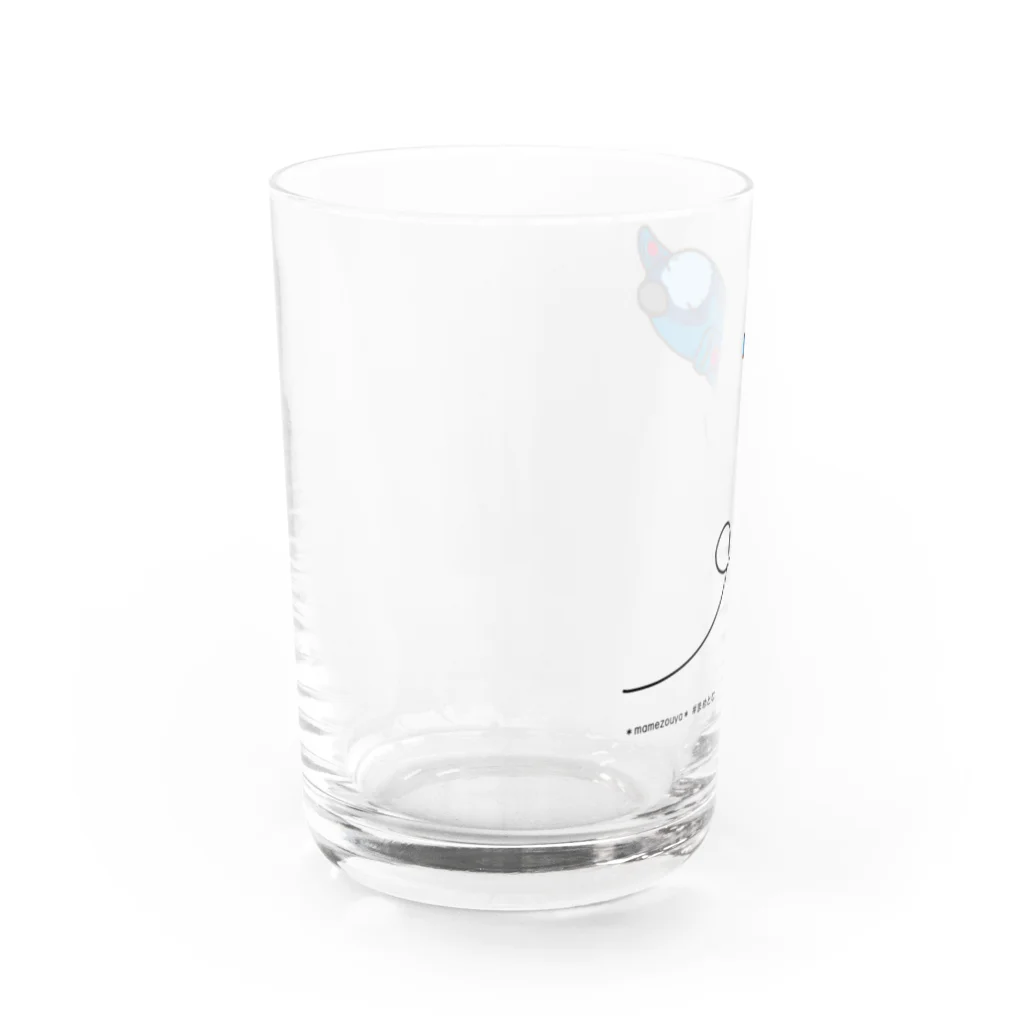 まめぞう屋のぴゅるり～まめとむ(洋上迷彩） Water Glass :left