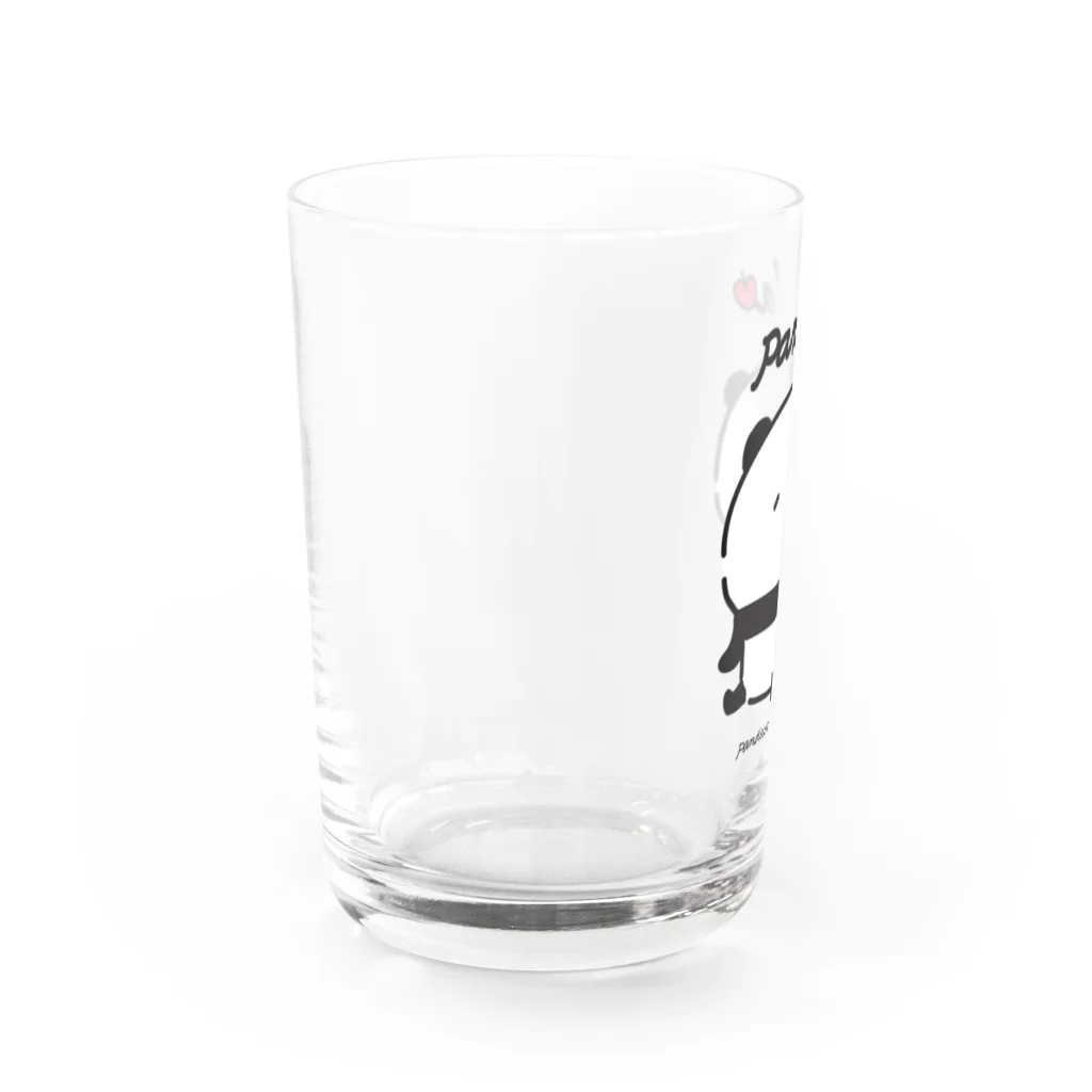 パンダのみみみの子パンダでちゅ Water Glass :left