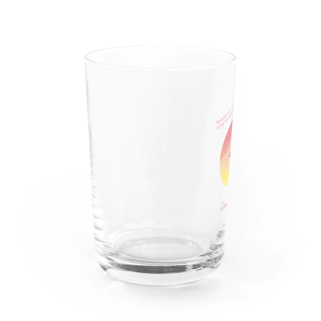 campailのSpring has come! -Sakura Pink!- Water Glass :left