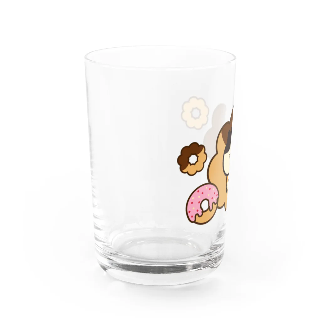 にゃぎまるのお店のしゃぎまるドーナツ Water Glass :left