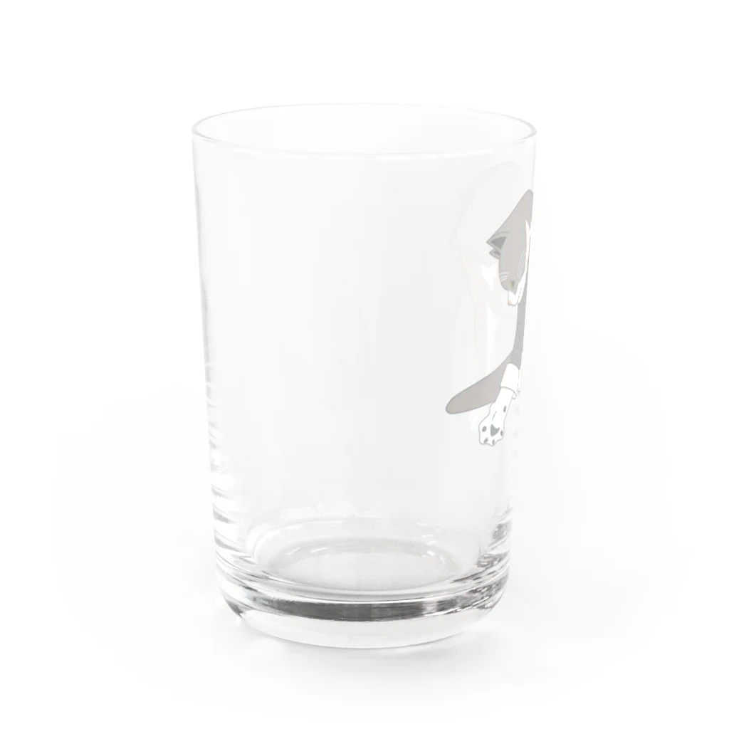 中華呪術堂（チャイナマジックホール）の猫功夫(猫カンフー) Water Glass :left