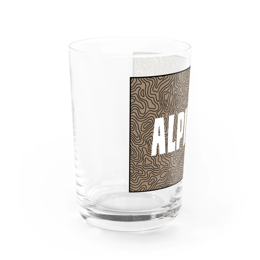 loveapplefactoryのalpinism contour Water Glass :left