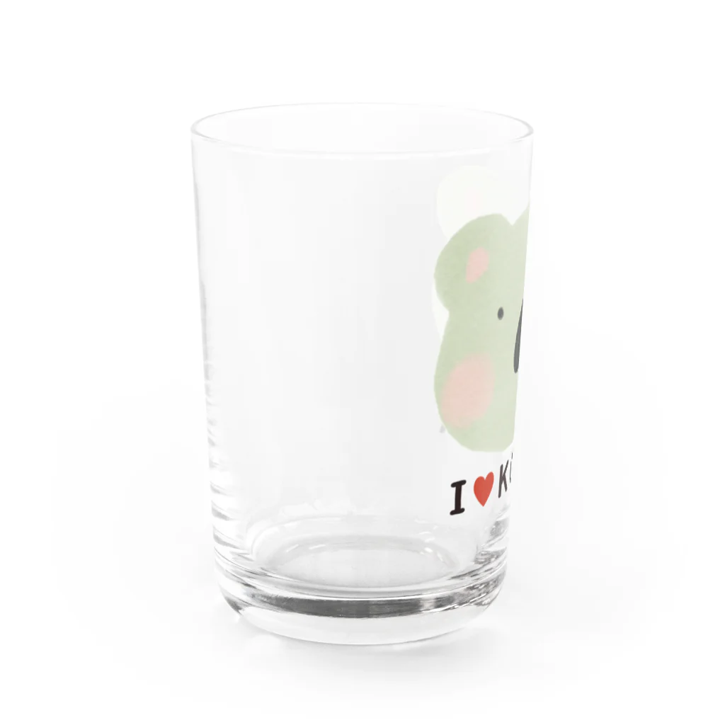 イラストレーター yasijunのＩはーとＫＯＡＬＡ Water Glass :left