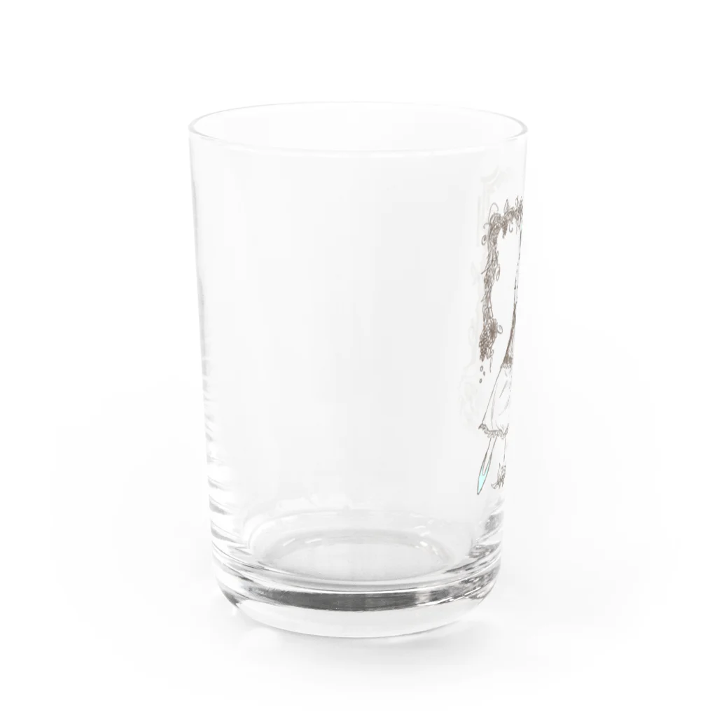 日向のレジャーシート。のドウワウサギ、シンデレラ。 Water Glass :left