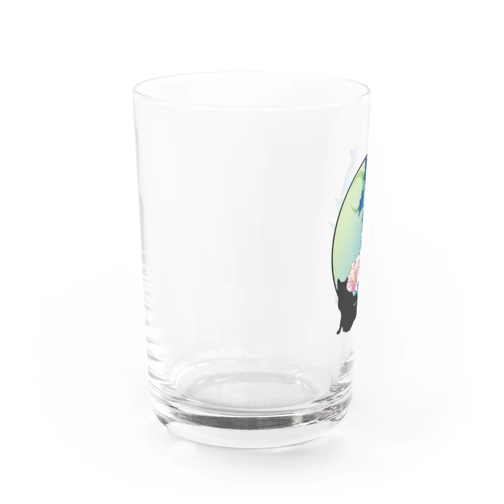 ﾛｯﾄﾓｰﾝﾄの夏ーネコ Water Glass :left