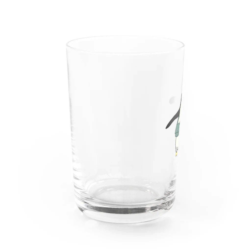 モユズのお散歩ペンギン Water Glass :left