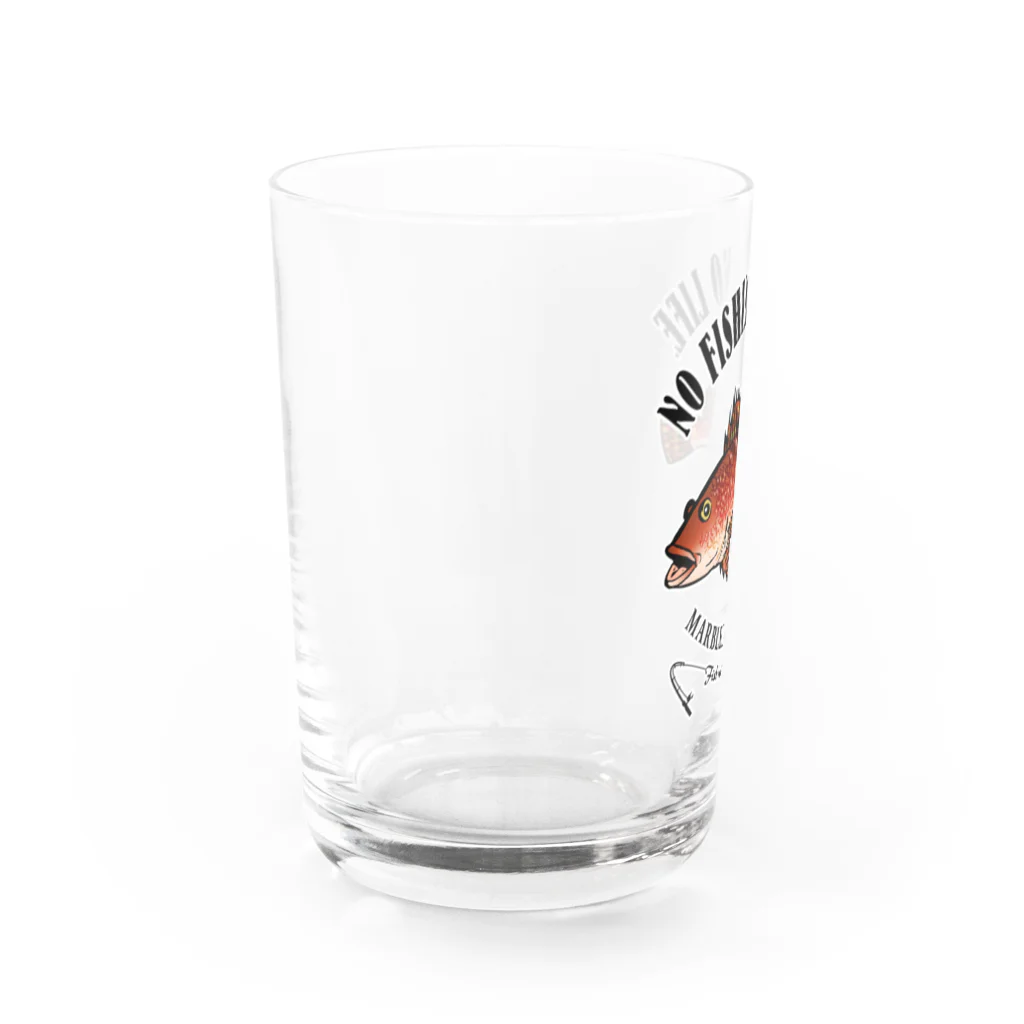 猫と釣り人のKASAGO_EB_1CW Water Glass :left