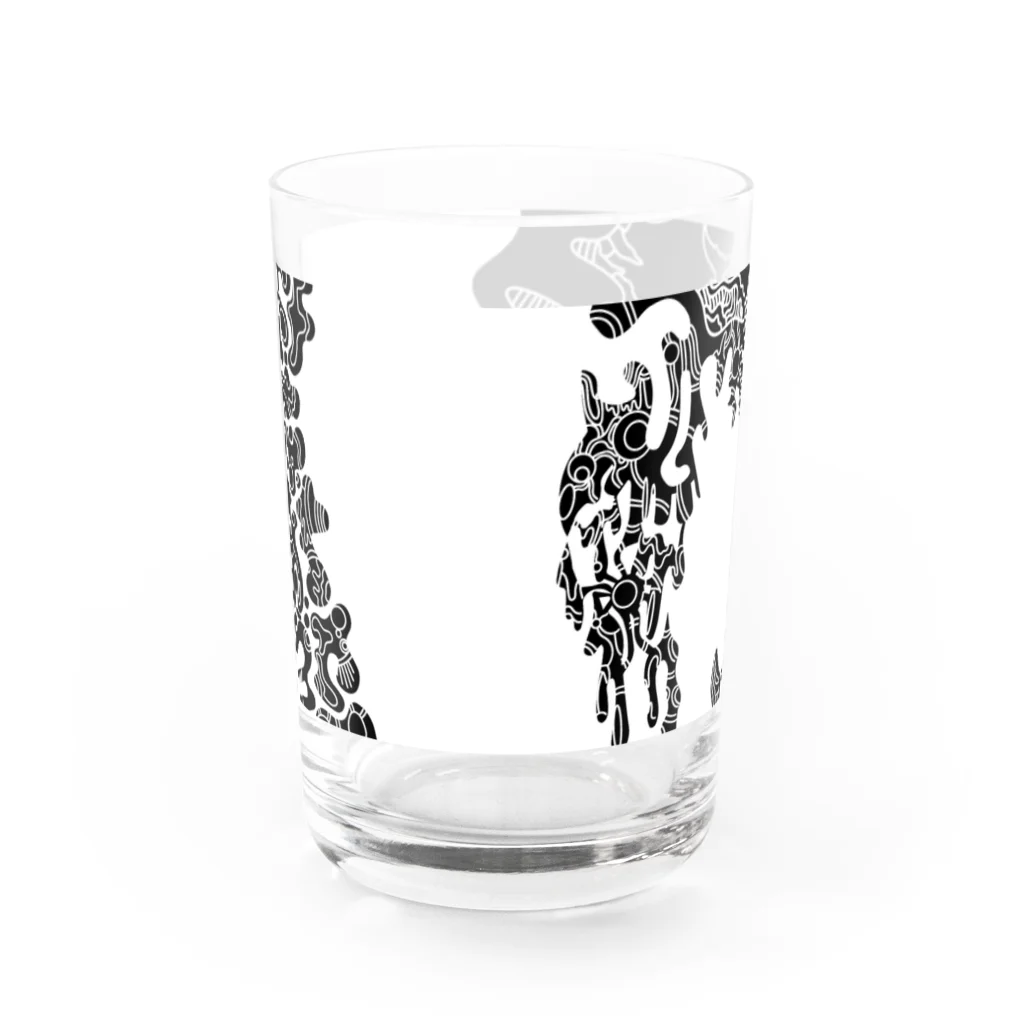 たぬき(小道)のクラウmono Water Glass :left