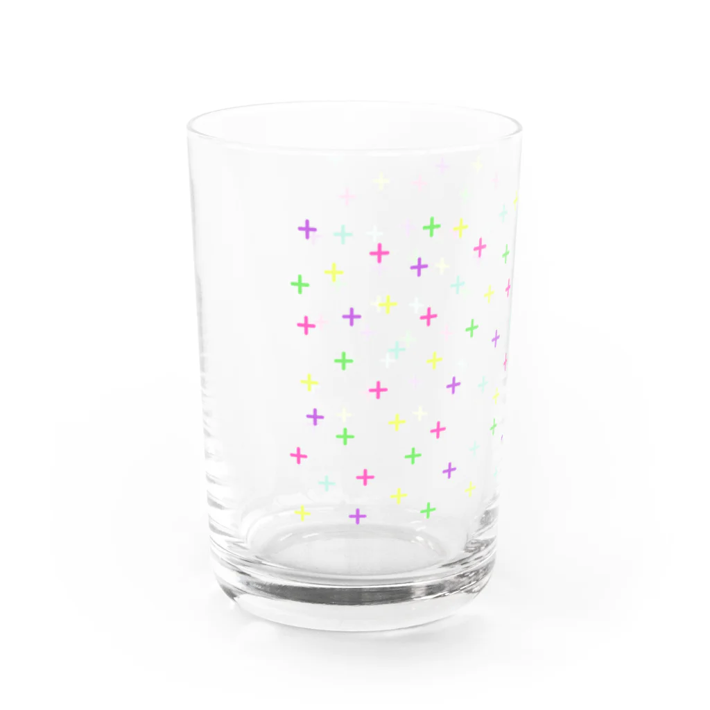 sato.satoさんのネオンカラープラスちょんちょん Water Glass :left