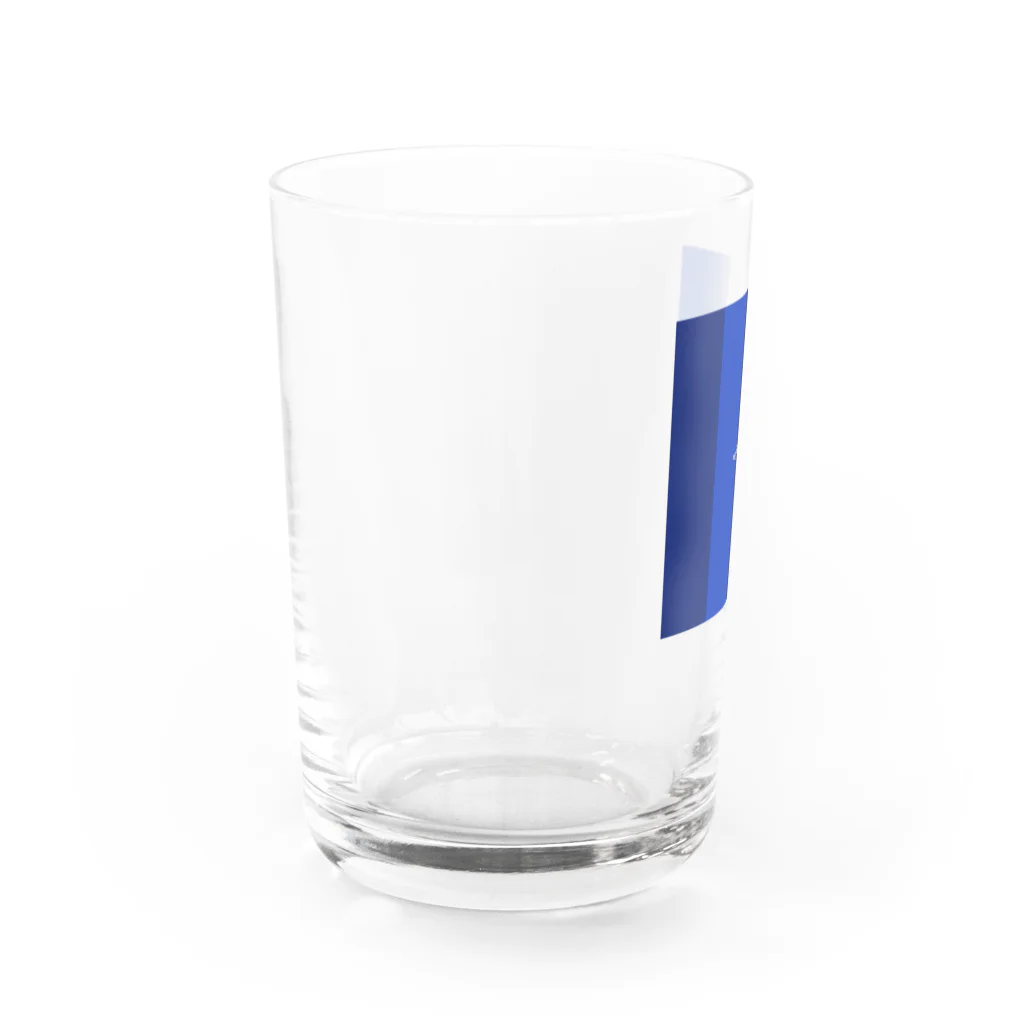 raiden.のdeep blue Water Glass :left