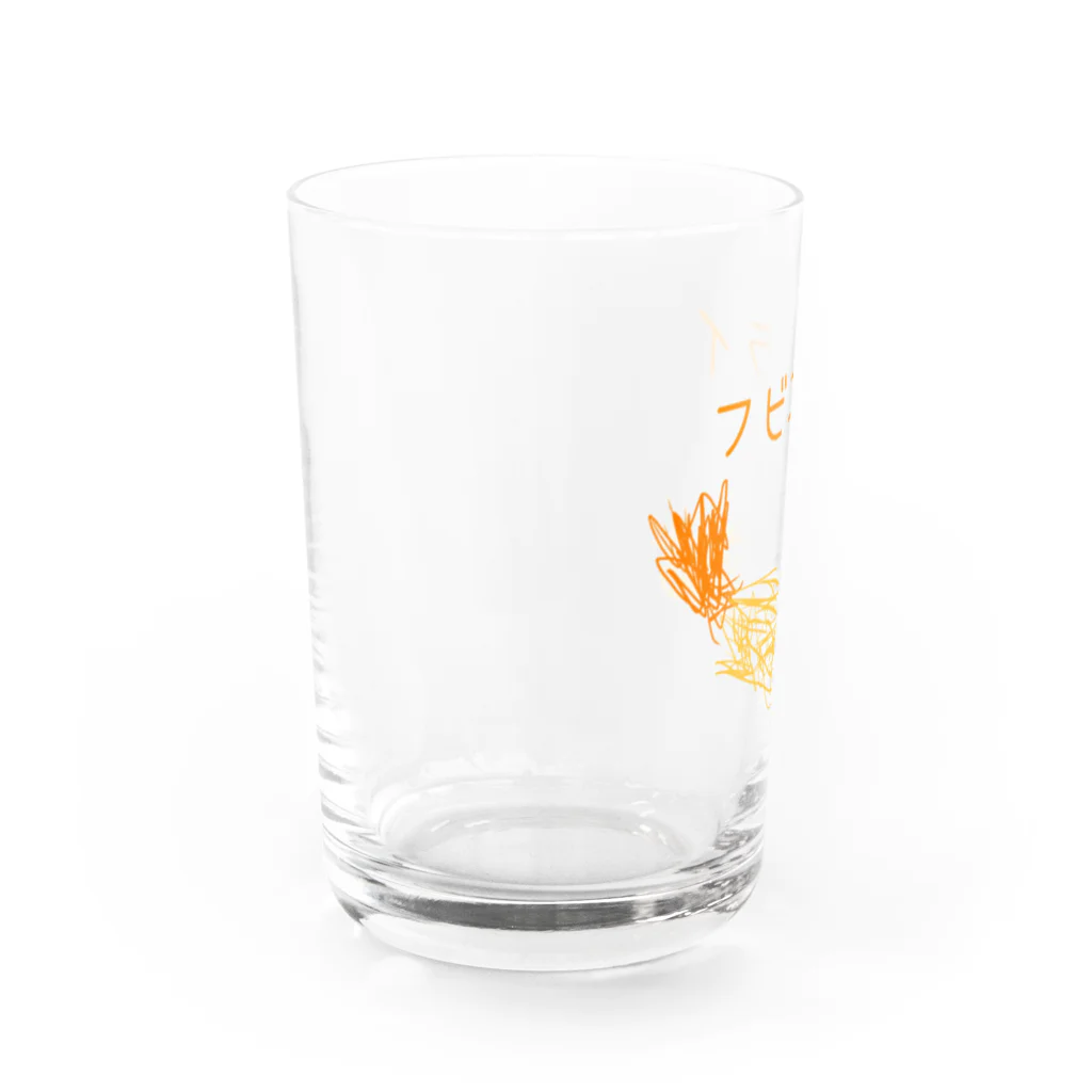 スプーなリズムのフビエライ Water Glass :left