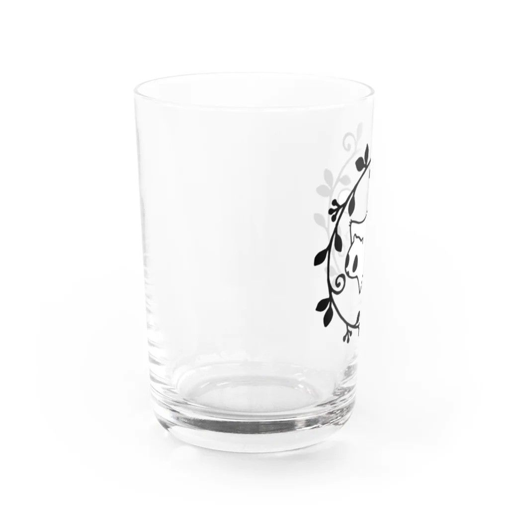 あとりえももんがのあとりえももんがロゴグラス Water Glass :left