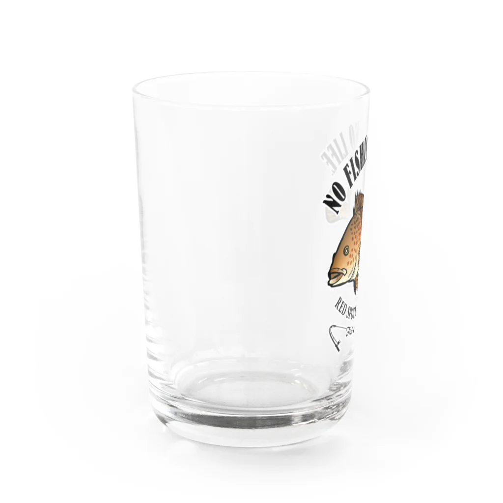 猫と釣り人のKIJIHATA_EB_1CW Water Glass :left