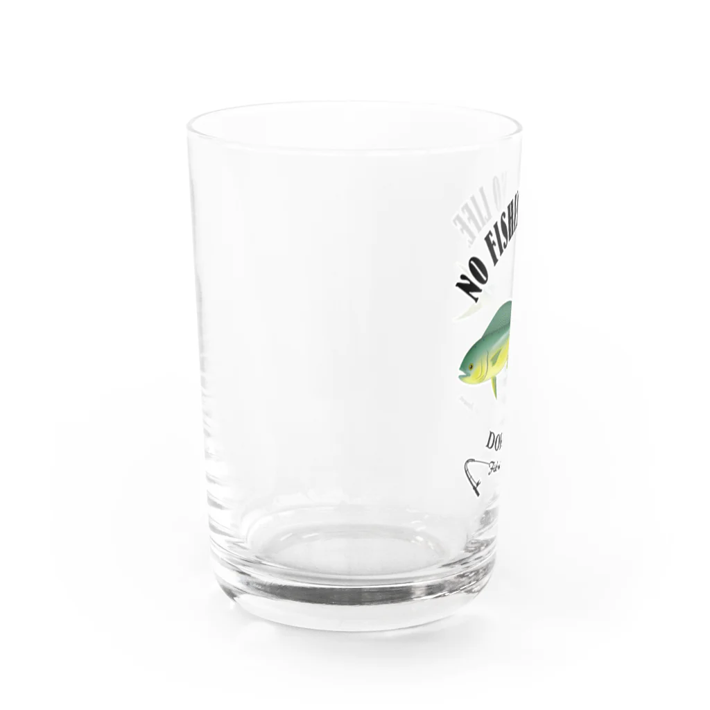 猫と釣り人のSHIIRA_EB_2CW Water Glass :left