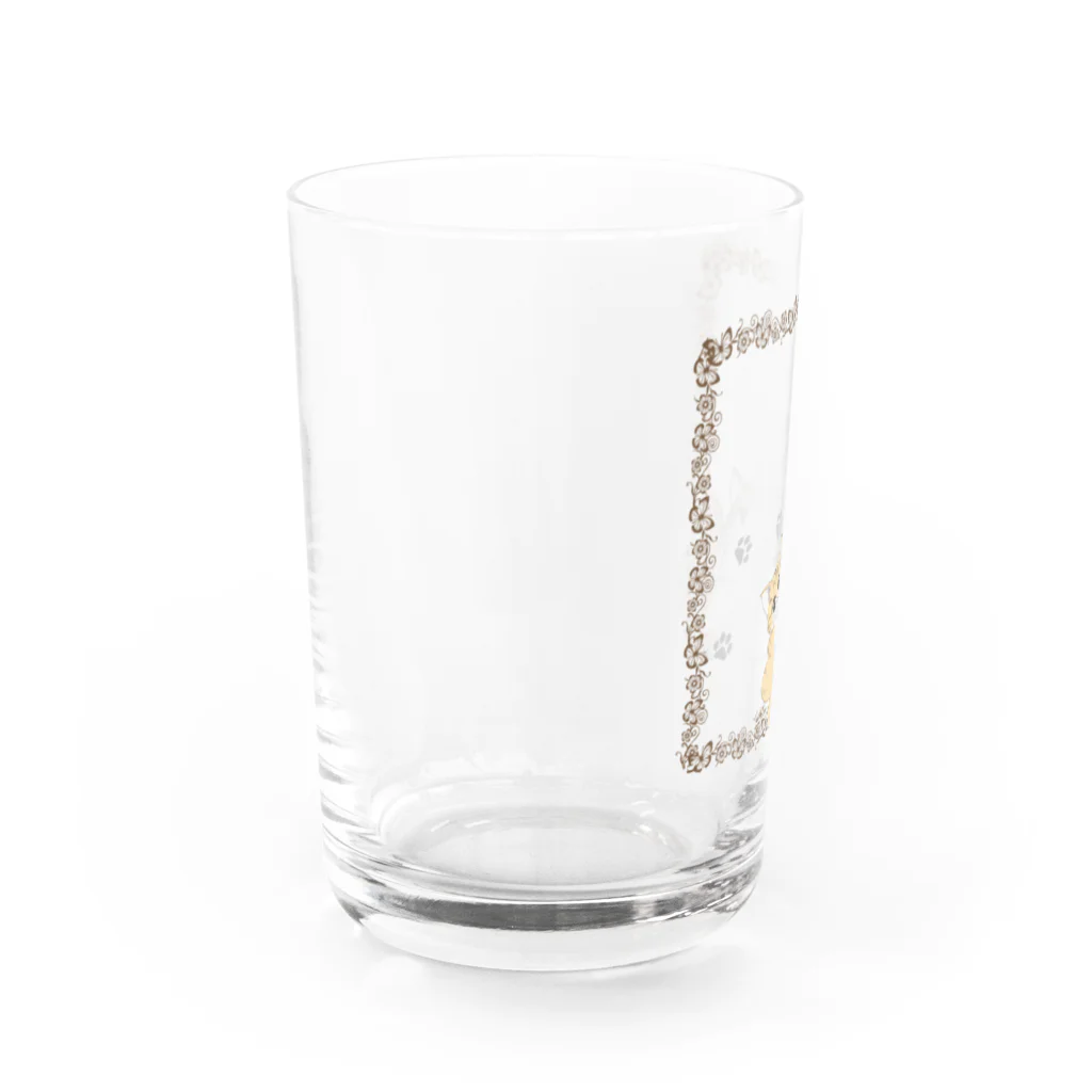 yoshiikanのねこにひき Water Glass :left