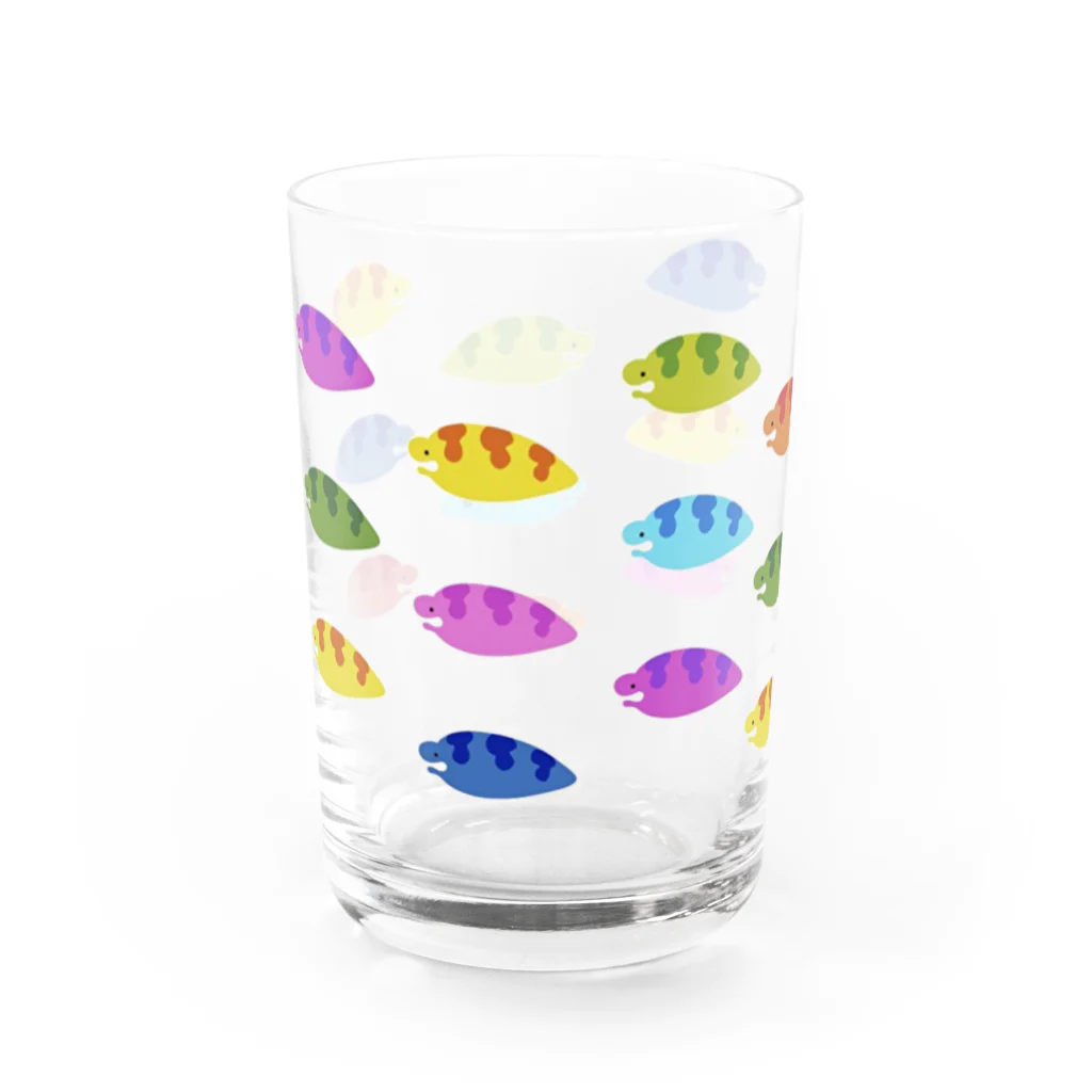 魚子のカラフルウツボ Water Glass :left