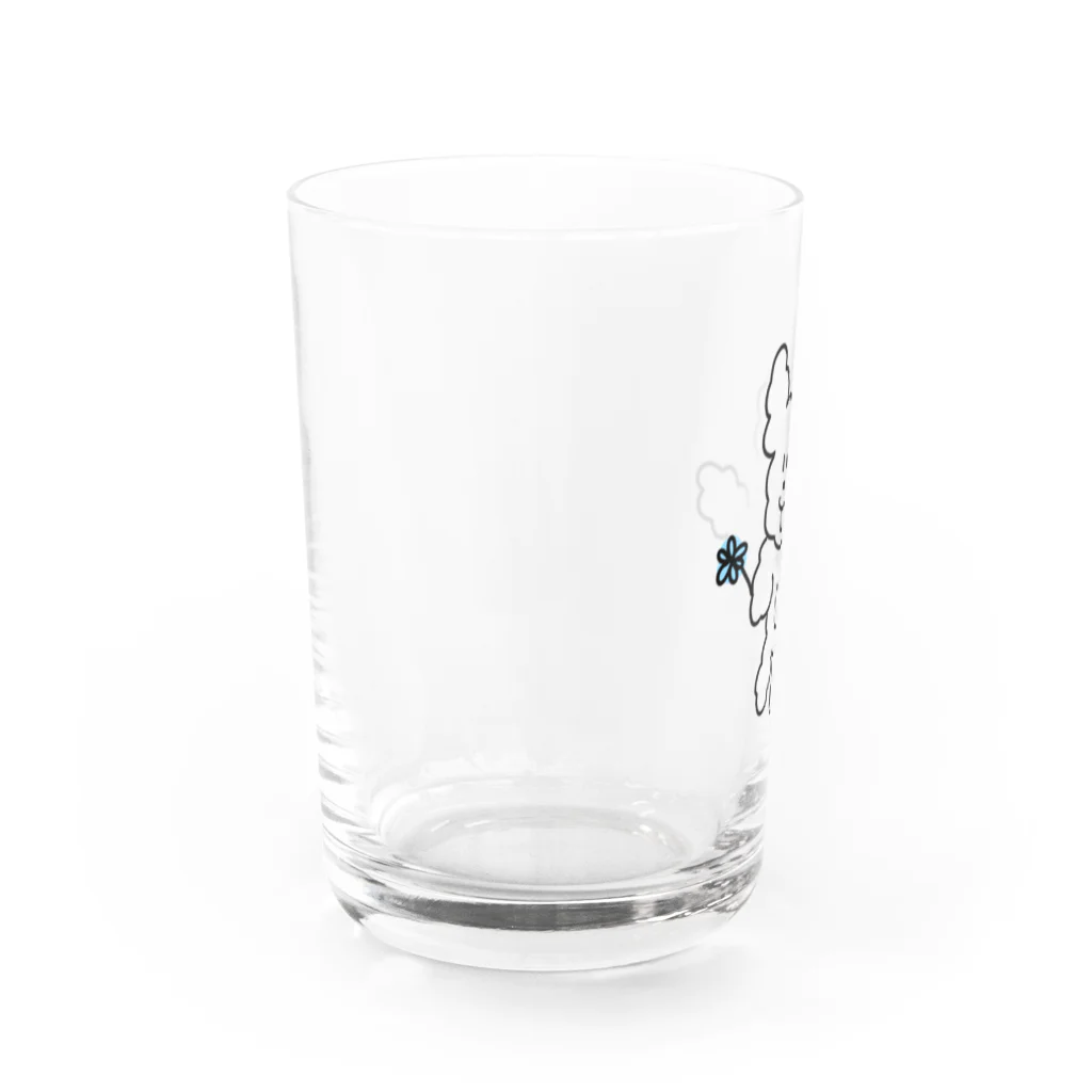 inuwotoru's omiseのちびビションくんとはな Water Glass :left
