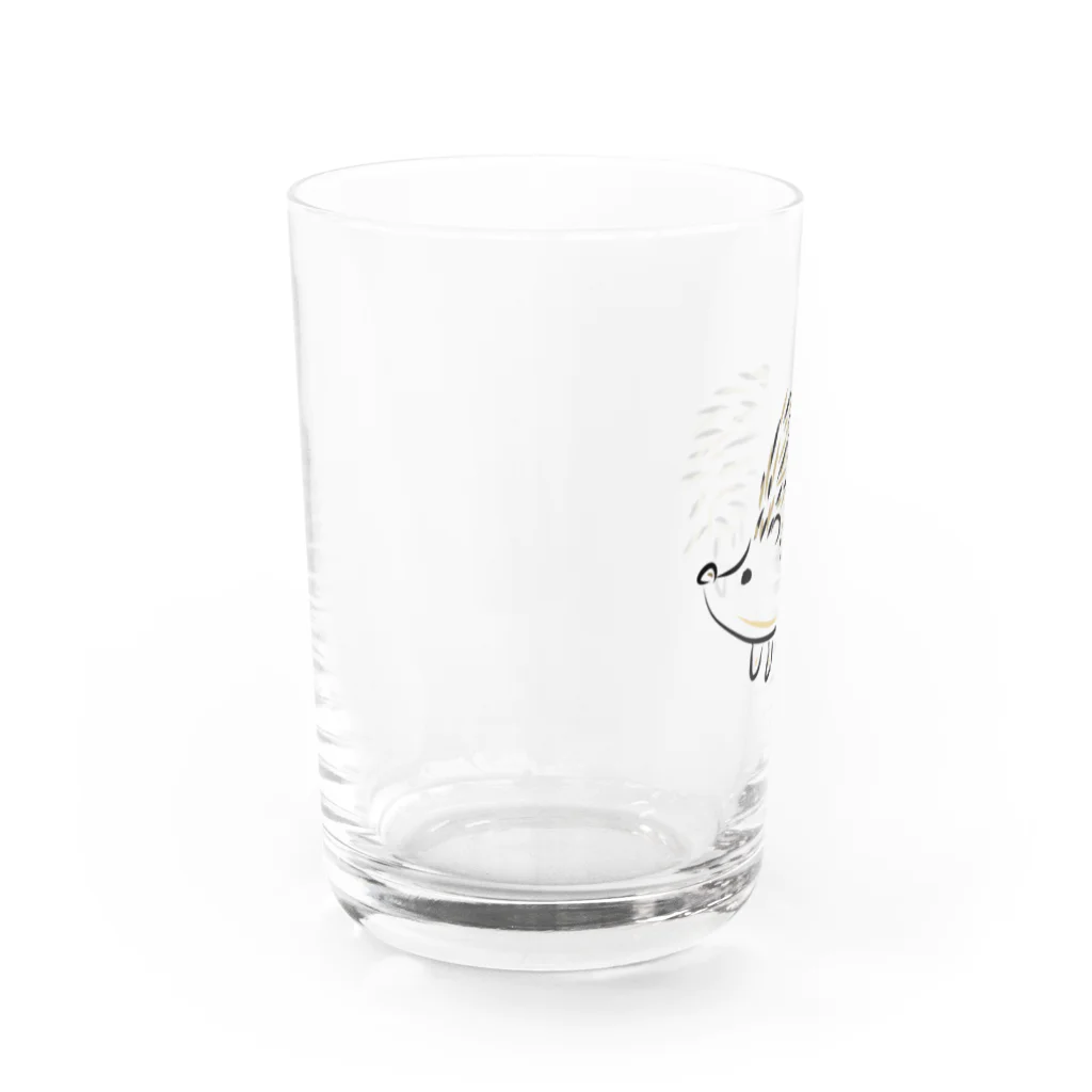 海のサワガニのハリネズミ Water Glass :left