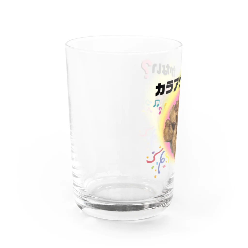 COCOROの館の鶏胸肉の唐揚げ~カラアゲ行かない？ Water Glass :left