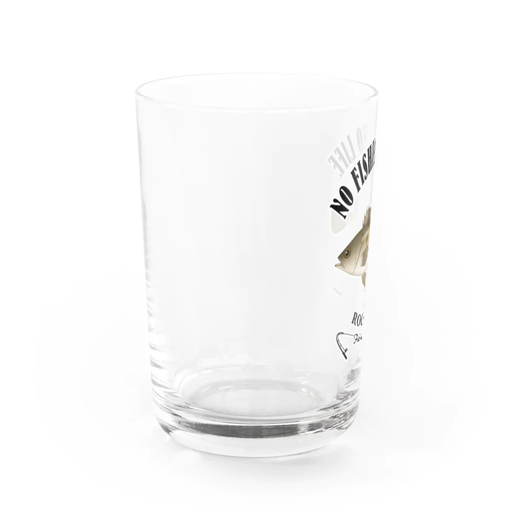 猫と釣り人のMEBARU_EB_2CW Water Glass :left