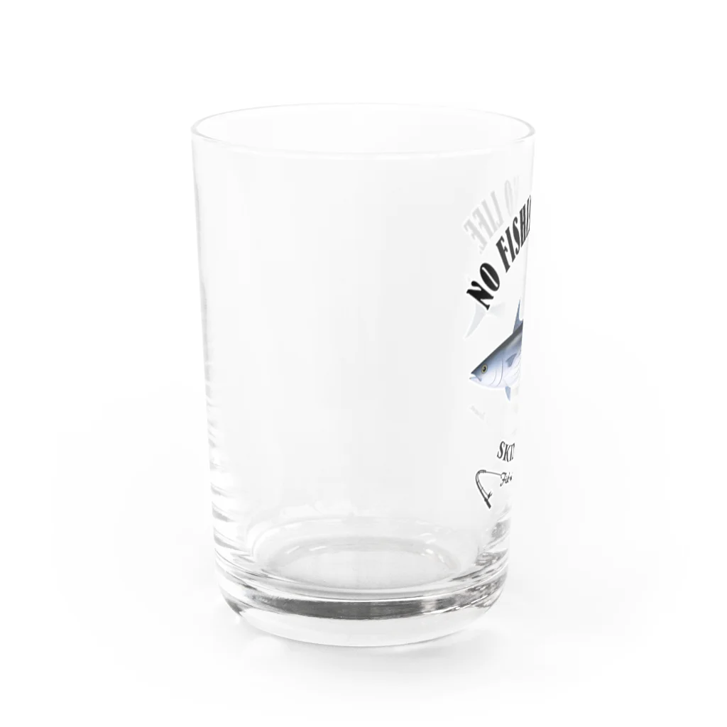 猫と釣り人のKATSUO_EB_2CW Water Glass :left