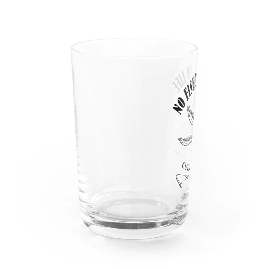 猫と釣り人のTACHIUO_EB_1CW Water Glass :left