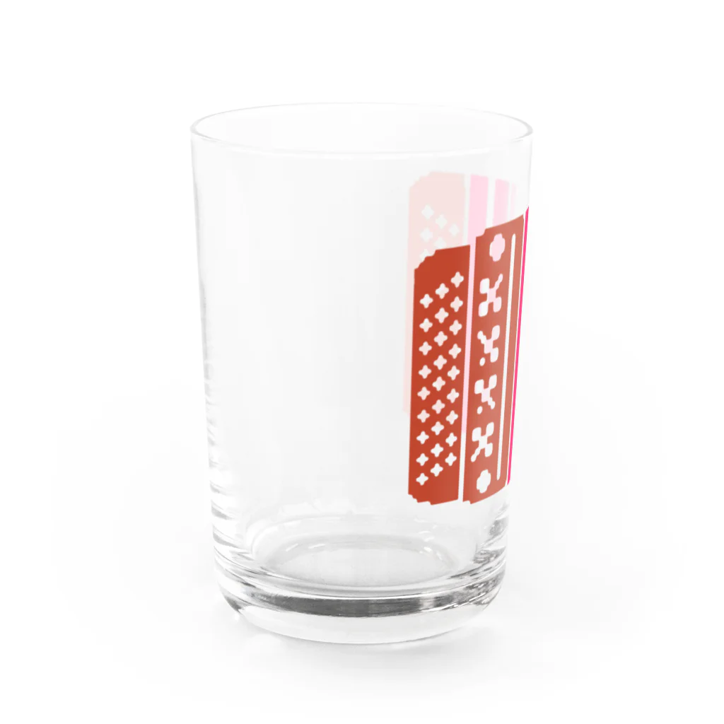 グッズショップのドットボタンアコーディオン樹 Water Glass :left