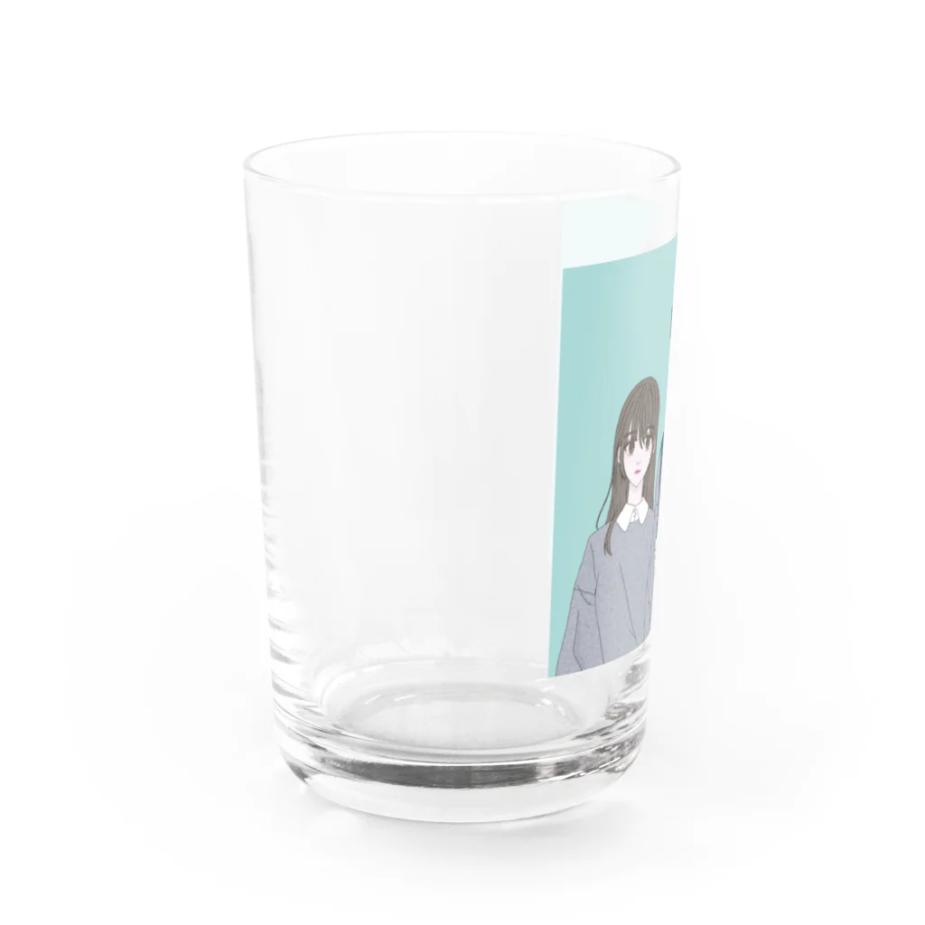 じゃこのカレカノおそろコーデ Water Glass :left