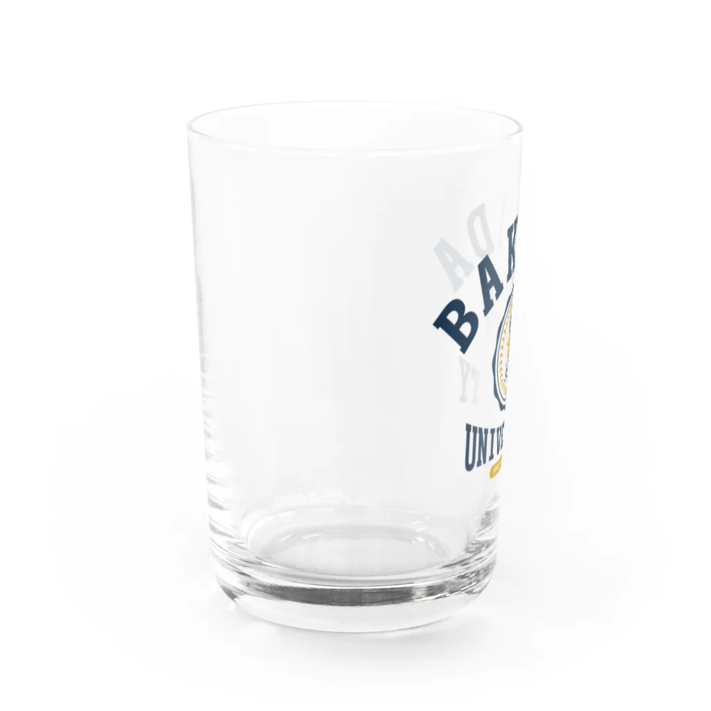 グラフィンのバカダ大学 BAKADA UNIVERSITY Water Glass :left