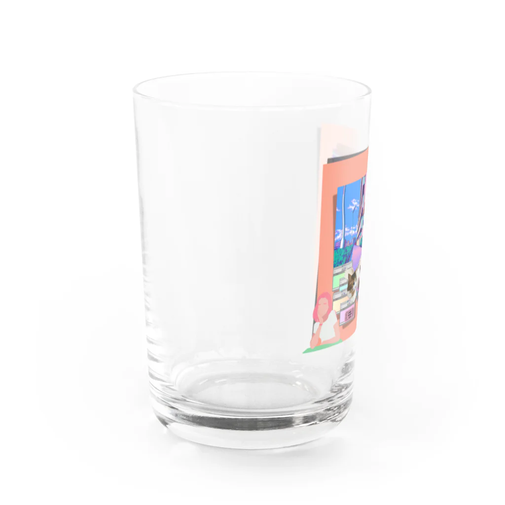 𝙈𝙊𝙈𝙊'𝙨 𝙎𝙝𝙤𝙥のご近所おさんぽコース-開店記念 特別価格 Water Glass :left