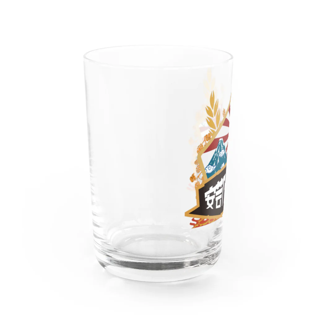 akinokunisyuzouの安芸乃国酒造 ロゴ2 Water Glass :left