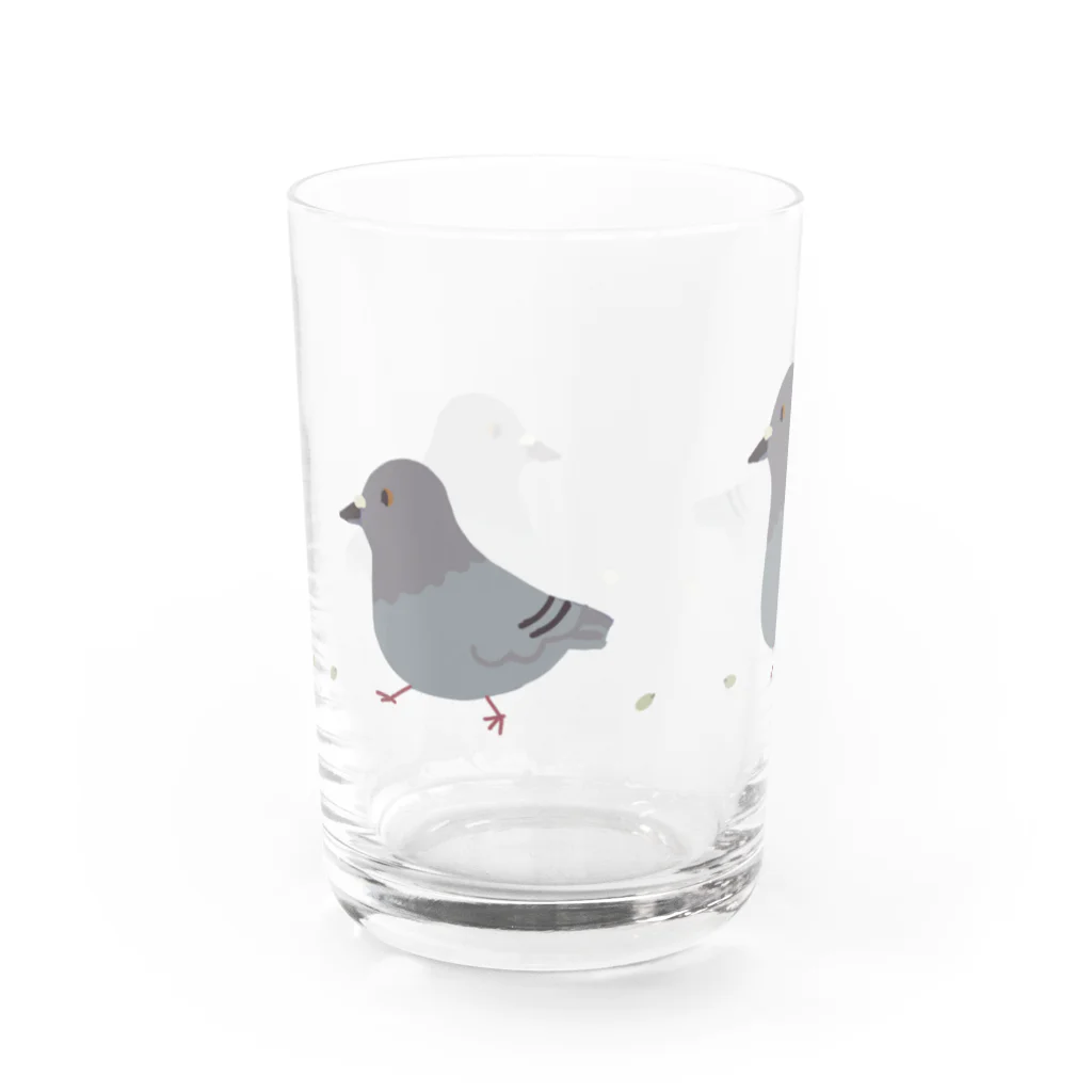 わさこのハトハトハト Water Glass :left