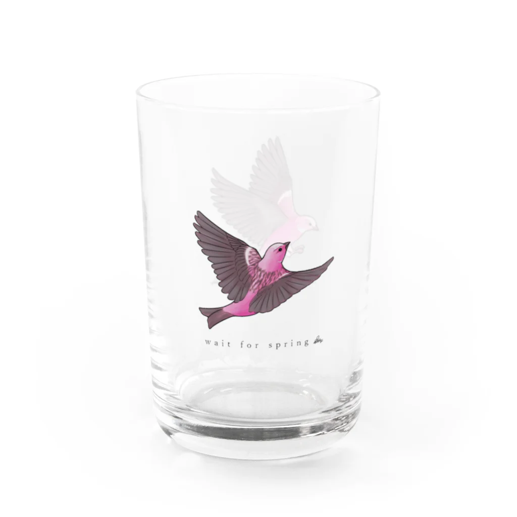 竹条いちいの春待ち Water Glass :left