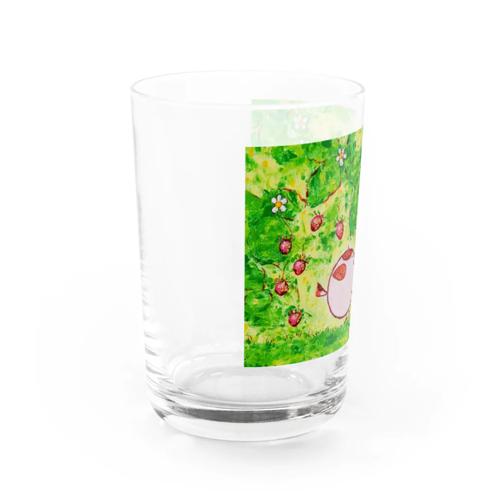 ICHIのすずめがちゅん Water Glass :left