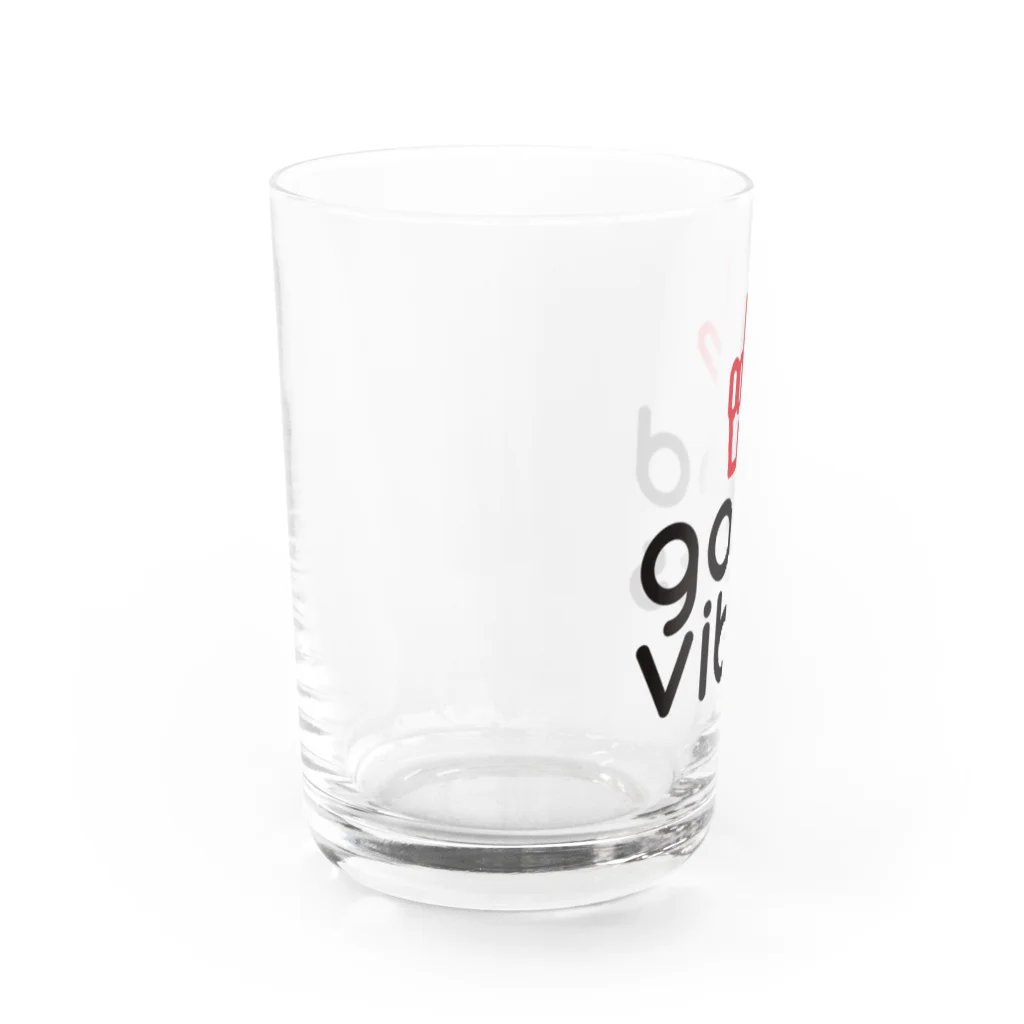 GOODVIBES_ORIGINALのGOODVIBESロゴ Water Glass :left