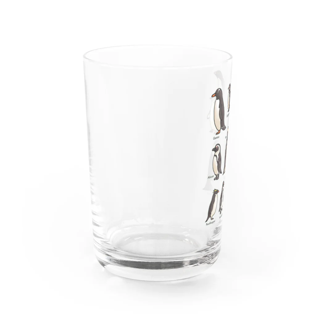 huroshikiのペンギンだらけ Water Glass :left