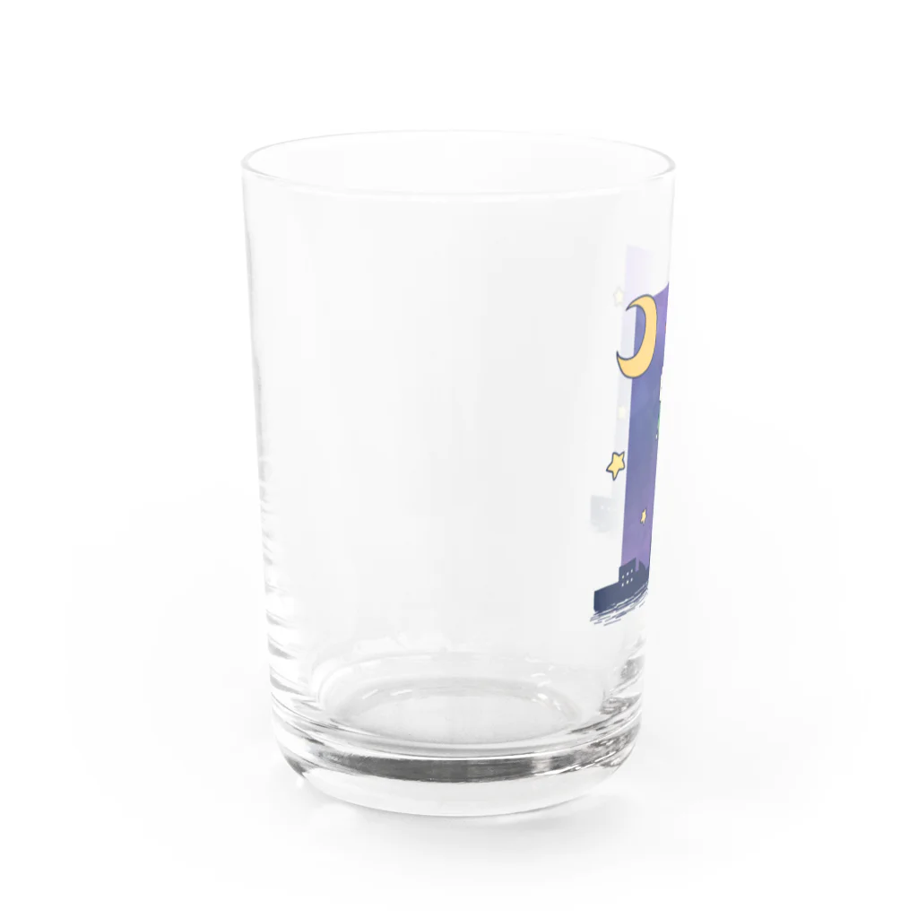 lemon16🍋れもんいろのお空を漂う Water Glass :left